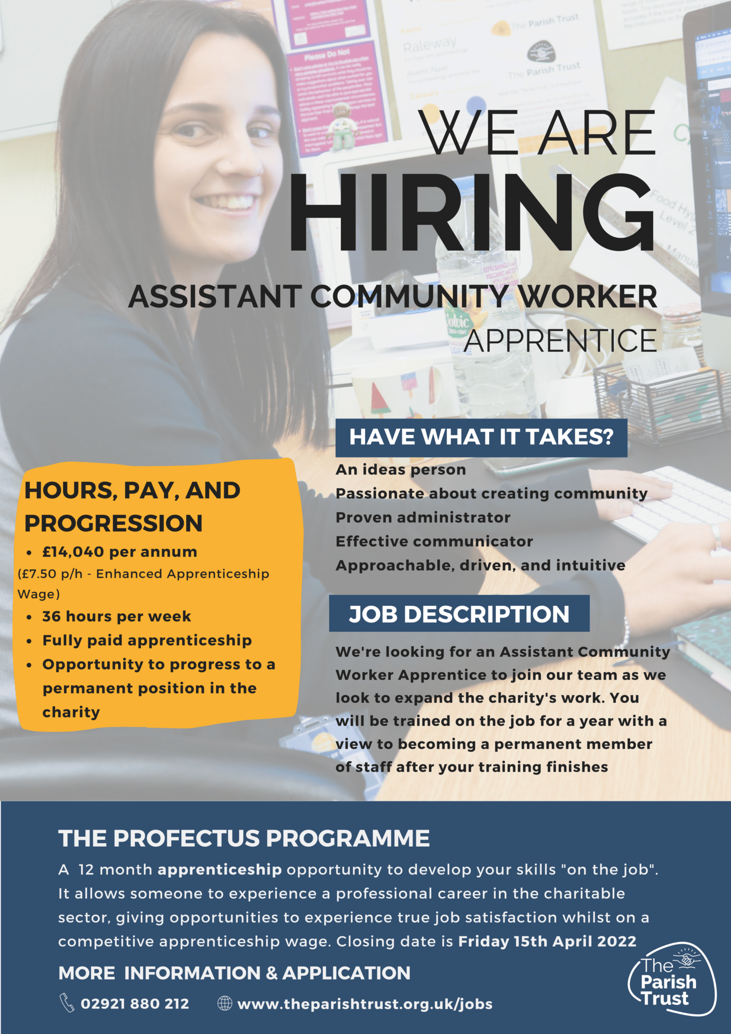 We're hiring! Could you be an Assistant Community Worker? | The Parish ...