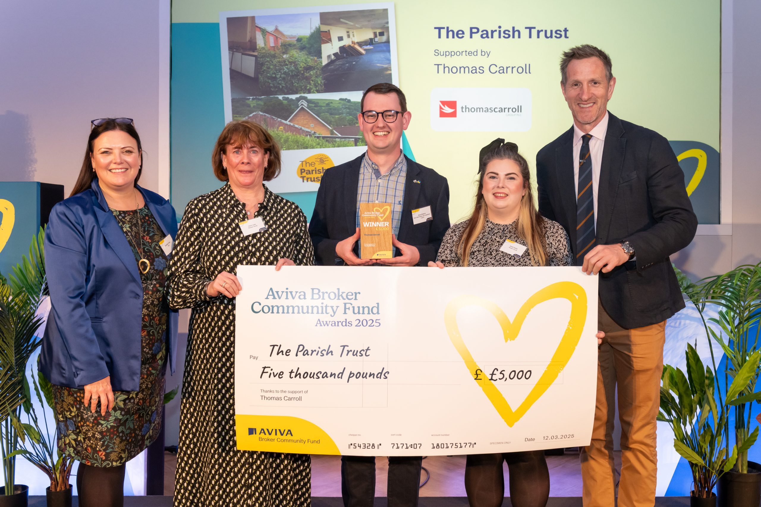 The Parish Trust Receives Aviva Broker Community Award to Support Bryn Hall Renovation